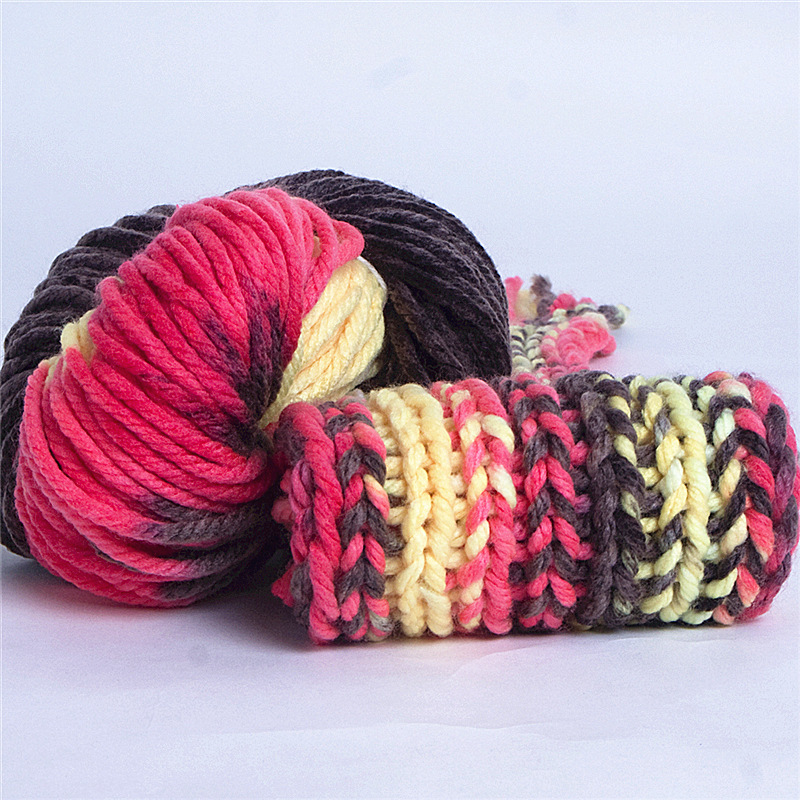 Hilo de lana acrílica para tejer suéter, hilo de ganchillo, manualidades DIY, acrílico, grueso, bufanda, chales, manta, 250g/bola