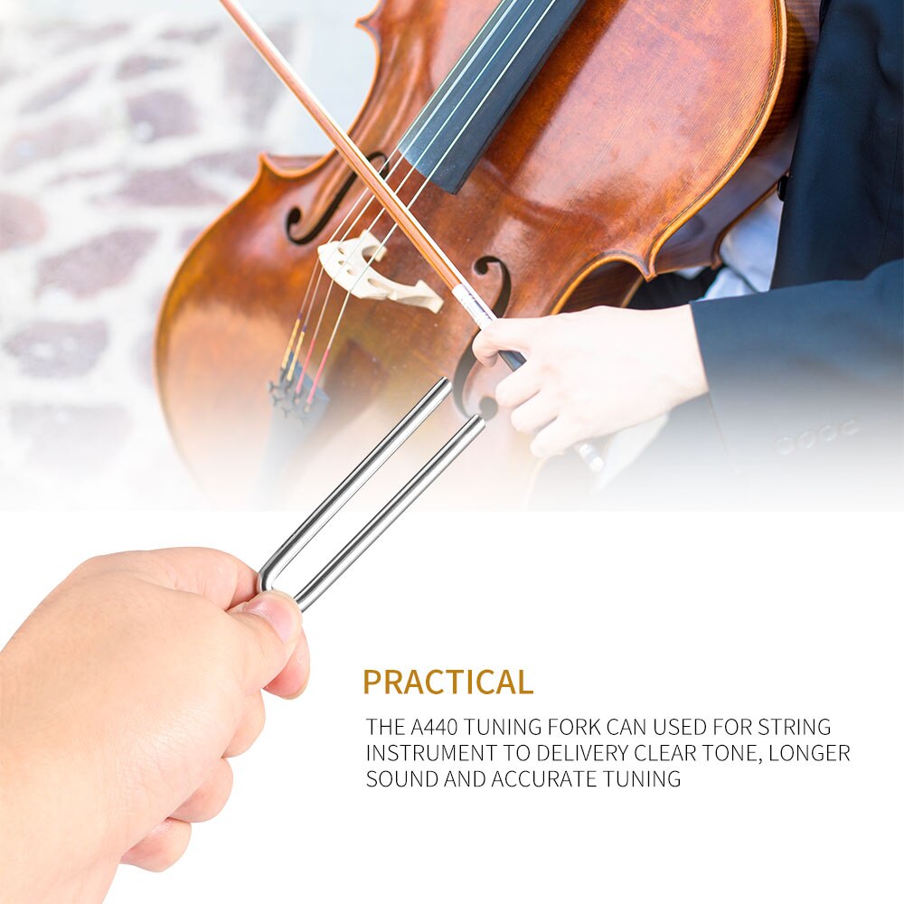 Erhu – fourche d'accordage ronde professionnelle, Standard A, pour violon, accessoires d'instruments, , A440hz