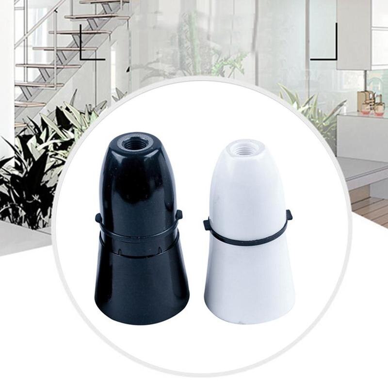 1pcs Black White Plastic Bayonet Lamp Holder B22 Bakelite Socket Living Holder Supplies Home Lamp Room 2A Light 250V Fittin