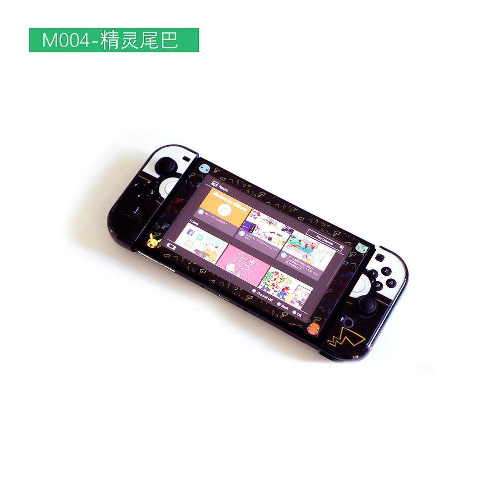 Przełącznik do nintendo Screen Protector 0.2mm szkło hartowane z kolorowa ramka do ekranu konsoli NS Swit akcesoria ochronne: Fioletowy