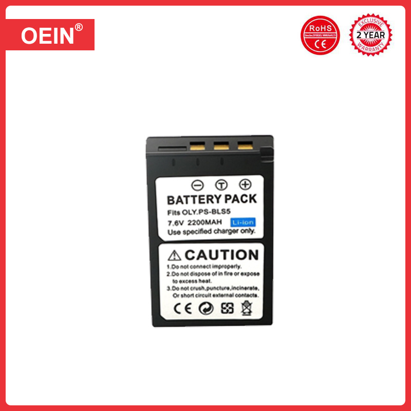 BLS-5 BLS-50 bls5 bls50 akku + usb ladegerät mit typ-c für Olymp stift E-PL5 OMD-em10 E-PL3 E-PL6 E-PL7 E-PM2 E-M10 Stift1: Weiß
