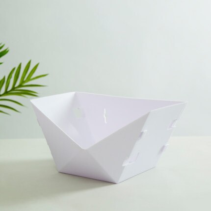 Nordisk stil geometrisk hexagon flytande hylla svart och vit diy display blomkrukhållare hängande på väggen dekoration: Vit