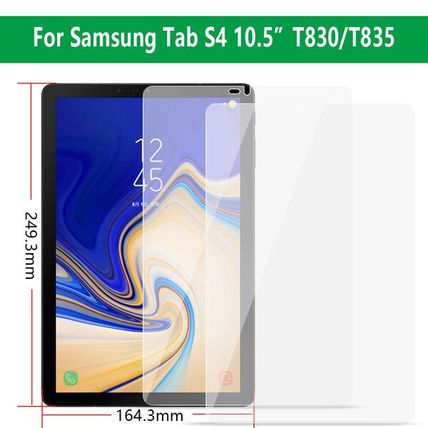 Protector de pantalla de vidrio templado para móvil, Protector de pantalla de vidrio templado para Samsung Galaxy TAB S6 10,5 S4 S5E T720 T860 T835 T590, 2 uds.: for SM-T835  S4