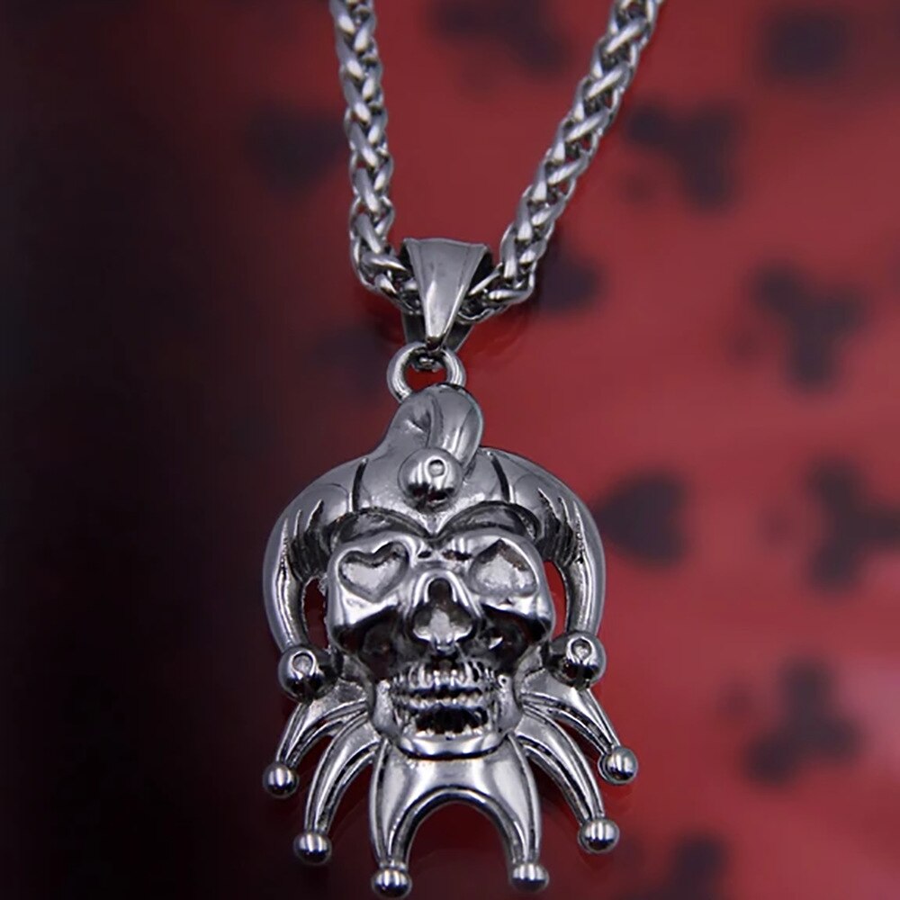 Kreative Jahrgang Punk Schmetterling Schädel Schwert Herz Blume Anhänger Halskette für Männer Frauen Kühlen Sonne Teufel Skelett Halskette Schmuck: 011