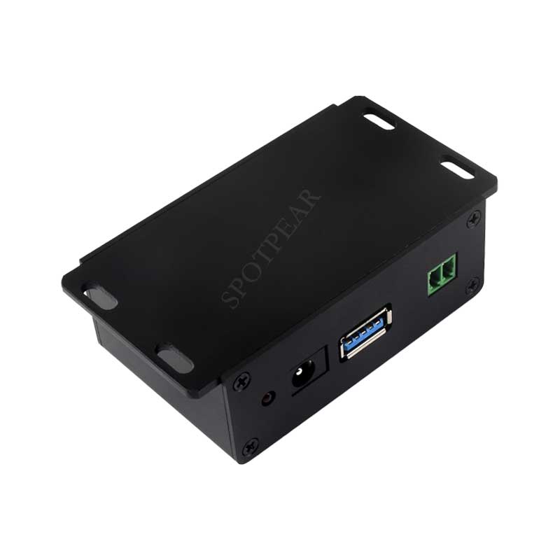 Industrieller USB-HUB USB3.2 Gen1 One-To-4U Onboard 7~36V DC-Stromanschluss für Multi-Systeme