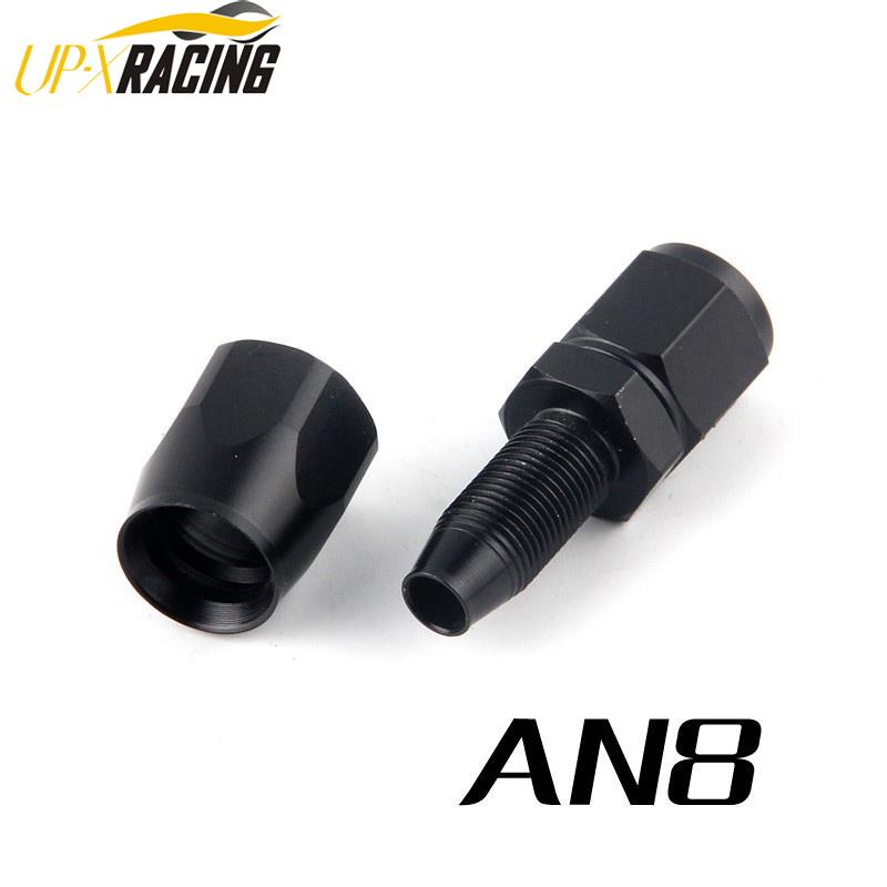 Rett 90 grader aluminium  an4 6 8 10 smidd type svingbar slange endekobling adapter oljekjøler drivstoffledning