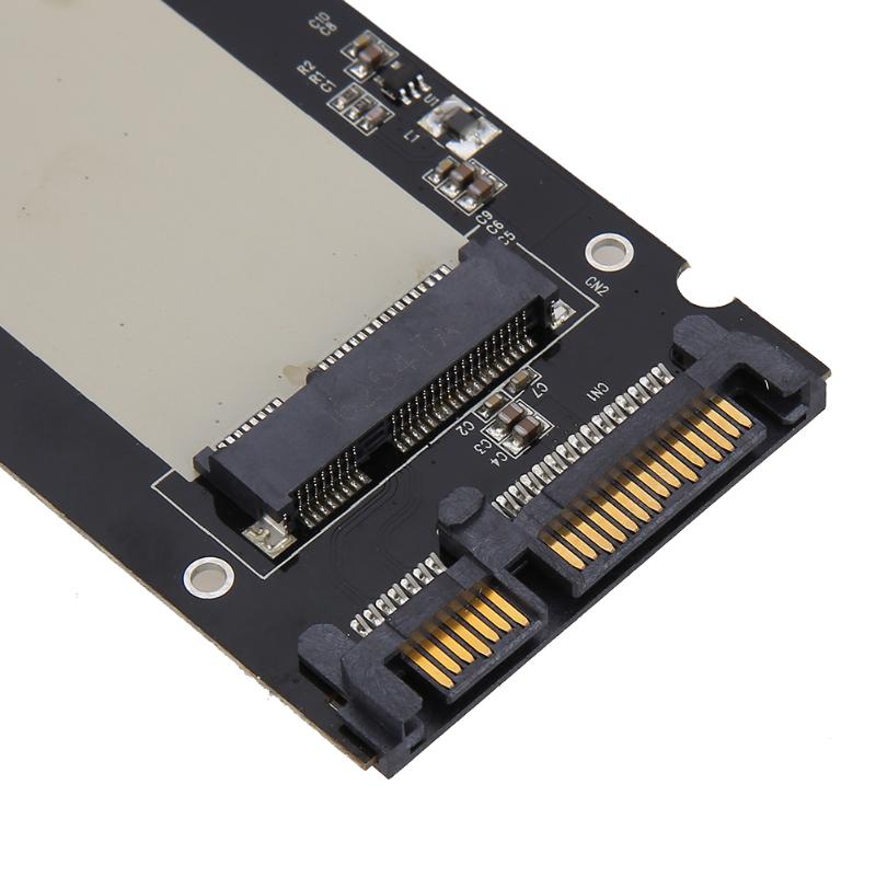 Universele Msata 2.5 "Sata Standaard Mini Ssd M Sata Naar 2.5 Inch Sata 22-Pin Converter Adapter card Voor Windows Linux Mac 10 Os