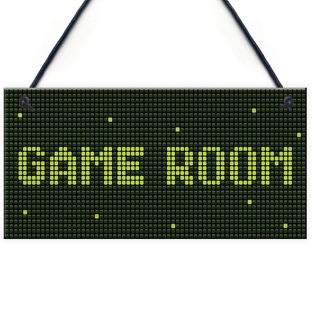 Meijiafei game room bord gamer jongens slaapkamer decor man cave game room bord 10 "  x 5 "