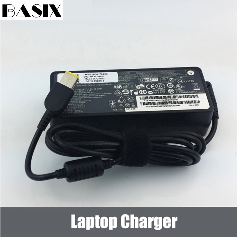Basix 90W 20V 4.5A Batterij Oplader Voeding Adapter Usb Pin Interface Voor-Lenovo Thinkpad X1 Carbon adapter Oplader Adapter