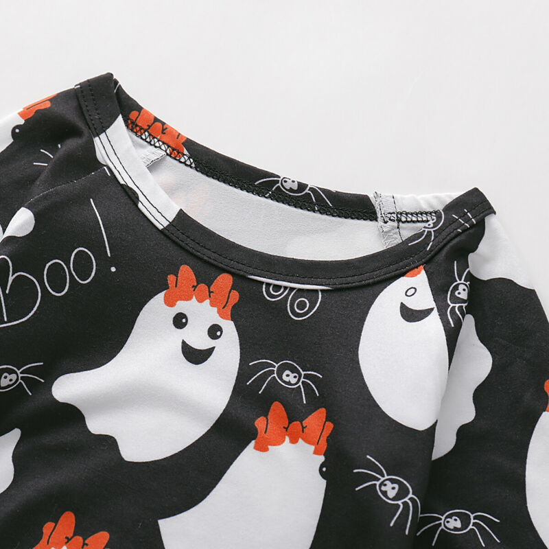 Halloween bebé niñas niños sacos de dormir vestido fantasma camisones ropa de dormir saco de dormir volantes manga larga ropa de cama 0-3Y