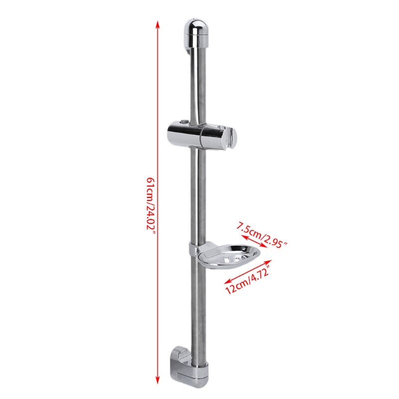 Een set douchestang zeepbak lifter buis abs hefframe verstelbare kophouder 6 xdd