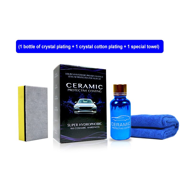 30ml Car Accessories 9H Car Liquid Ceramic Coat Super Hydrophobic Glass Coating Set Polysiloxane And Nano Materials Car Polish