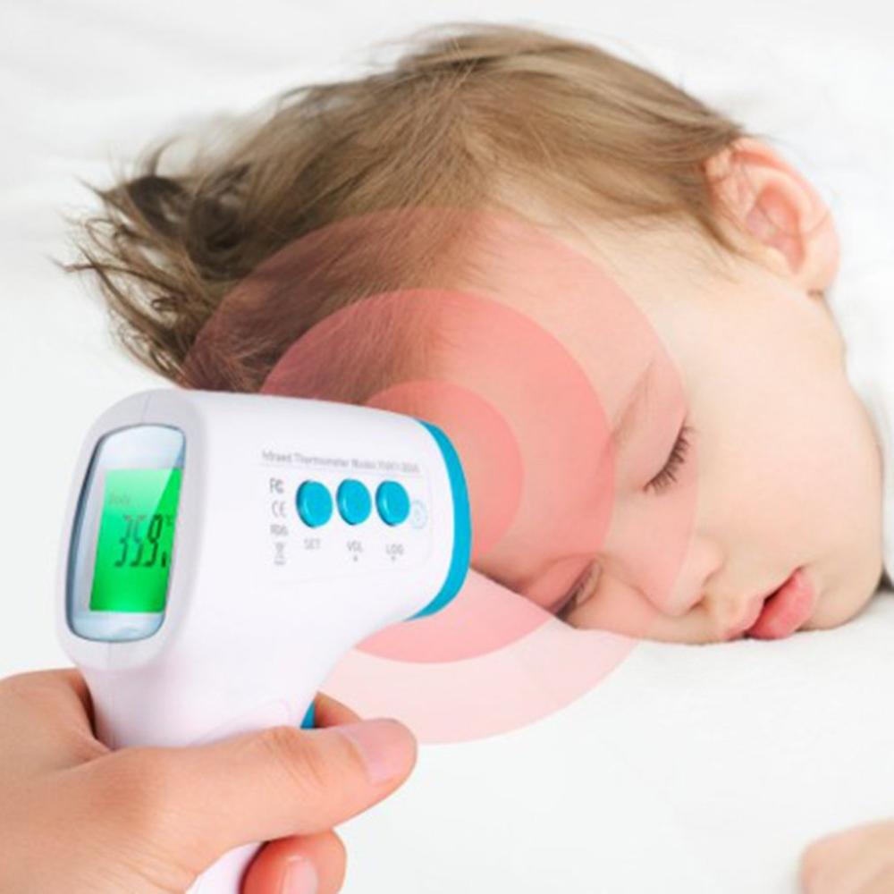 10- stijl contactloze digitale infrarood voorhoofdthermometer elektronische koortstemperatuurmeter ir-thermometer