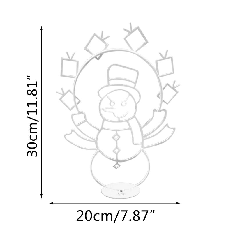 Christmas Fun Animated Snowball Fight Light String Outdoor Garden Snow Glowing Decorative Frame Winter Christmas Decor D5QA