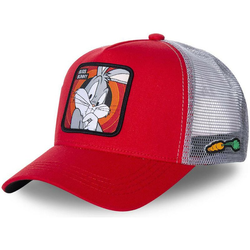 DAFFY COYOTE-gorra de béisbol con de conejo para hombre y mujer, gorro de béisbol con estampado de dibujos animados, Snapback TAZ ROAD, triangulación de envíos: Bugs Bunny red