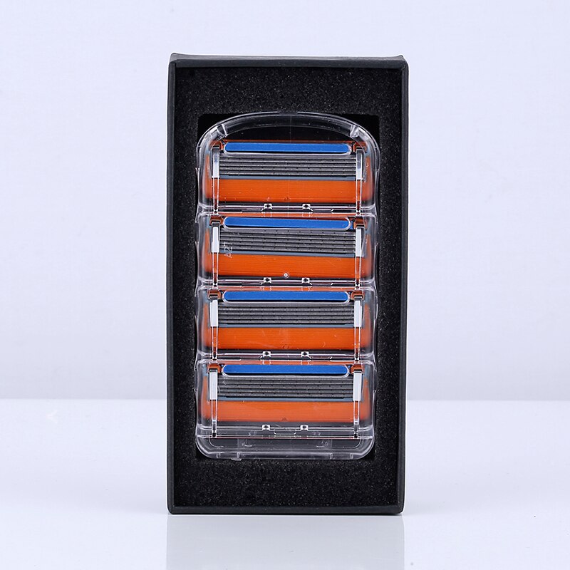 4 stks/partij mannen scheren scheermesjes voor mannen scheren 3 lagen scheren blade Cassette voor mache 3: type 2