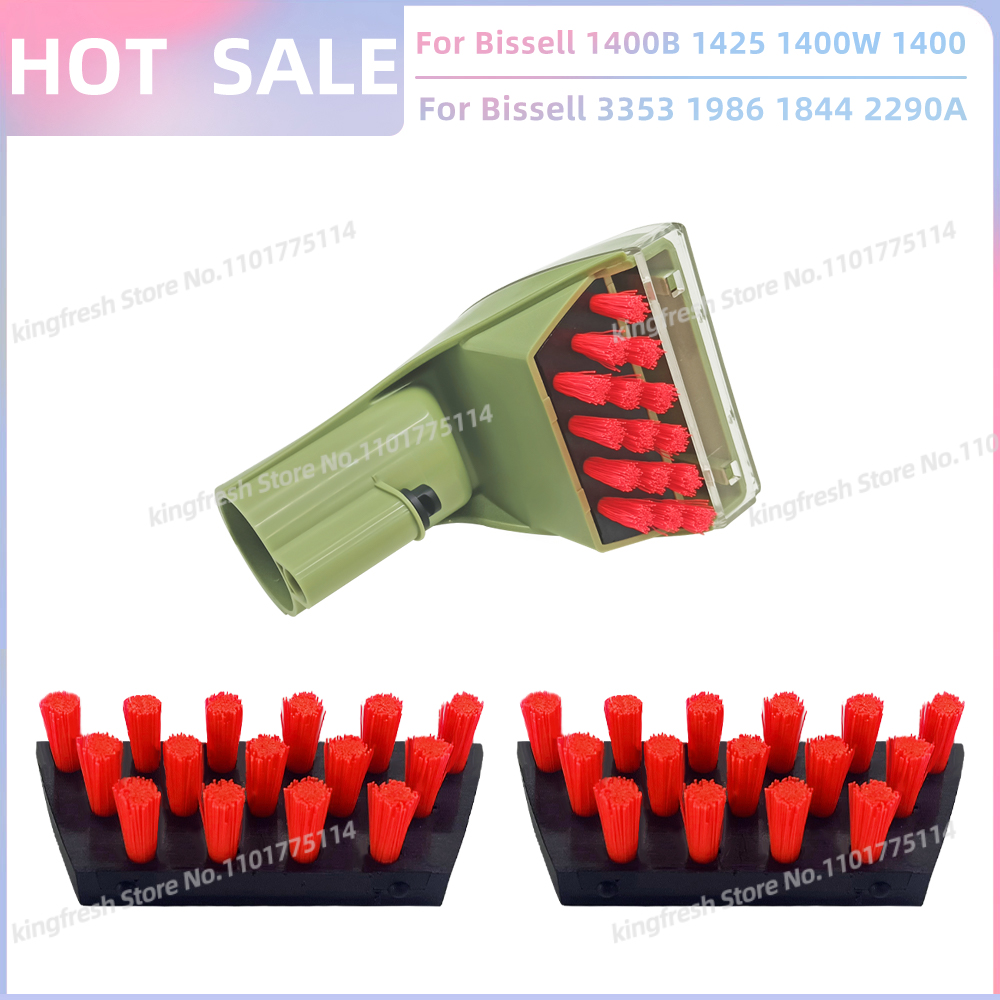 Fit For Bissell Little Green 1400B 1425 1400W 1400 1844 2290A 1425 1986 2458 3194 3353 3588F Series Replacement Brushes: Light Grey