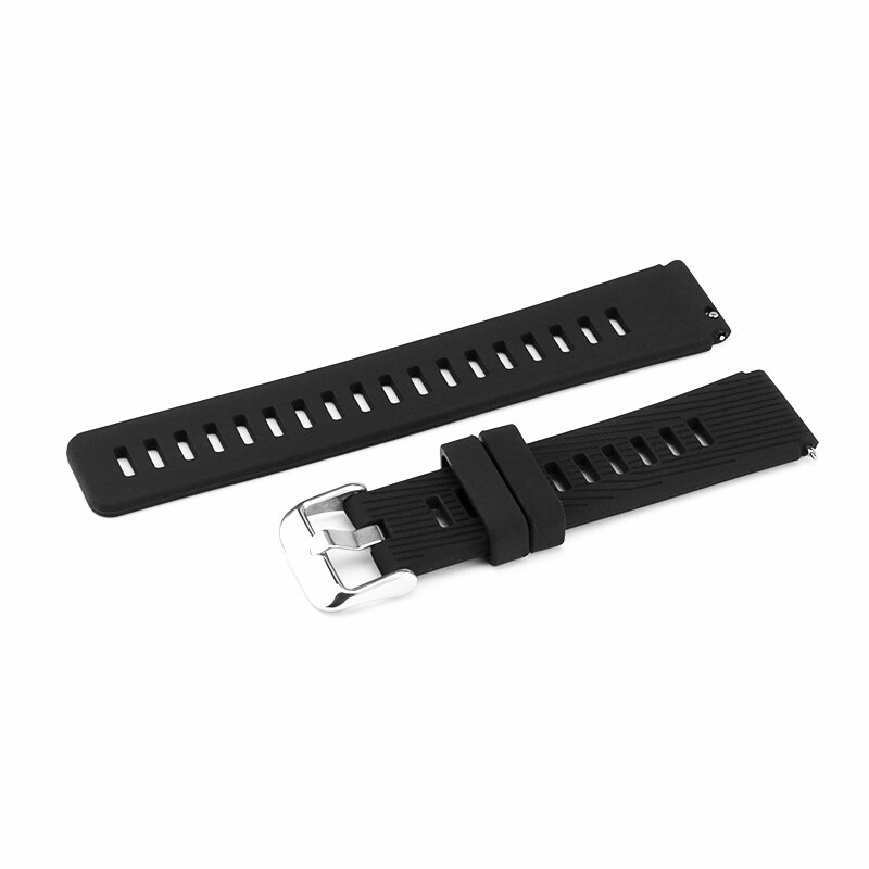 Correa de silicona de 18mm para huawei Talkband b5, muñequera de repuesto, porosa, transpirable, huawei band B5, Correa deportiva, tamaño ajustable: Black