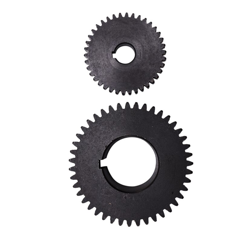 2 stk høj og lav sortfarvning (rustfast) drejebænk hovedaksel transmission hastighed gear  cj0618 tænder  t43 xt 31 t30 xt 18