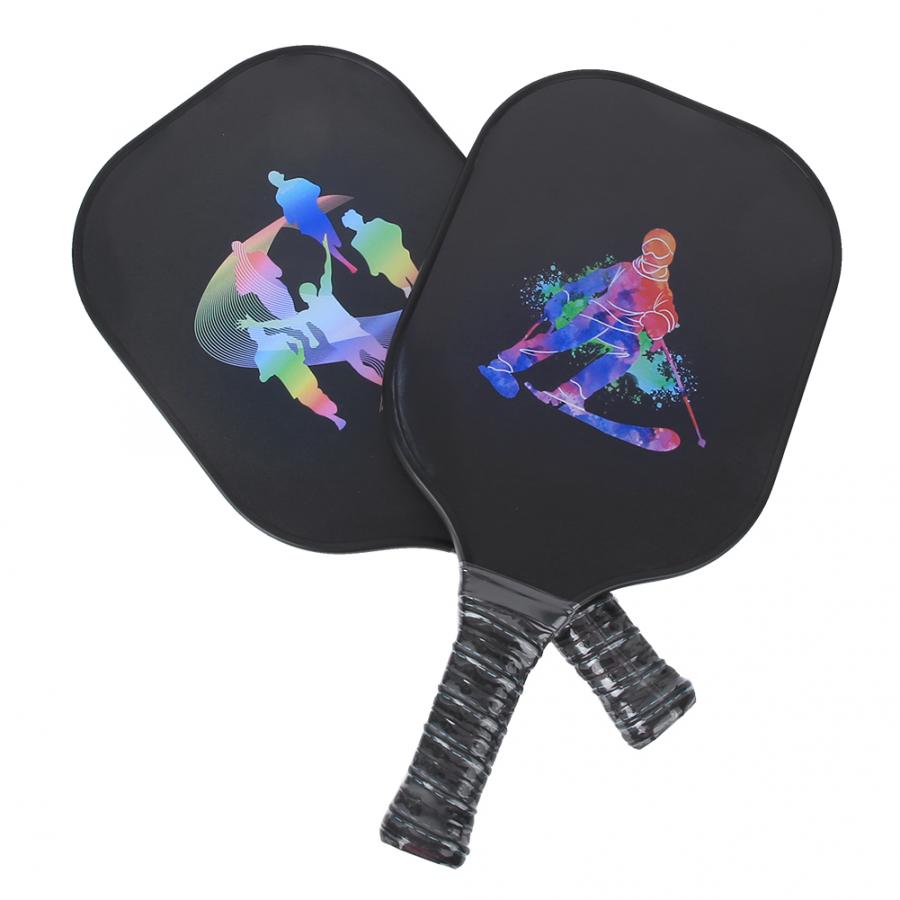 2Pcs Pickleball Racket Lightweight Carbon Fiber Pickleball Paddle Pickleball Paddle Game Training Sport Equipment