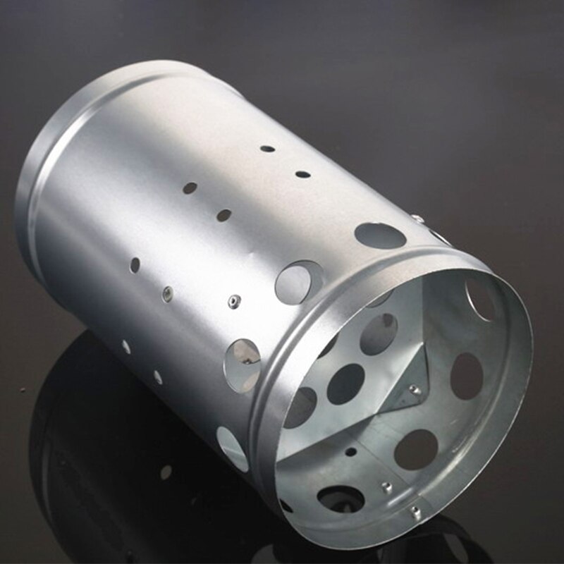 Charcoal Chimney Starter BBQ Grill Lighter Barbecue Fire Starter Briquette Coal Fire Starter Chimney Outdoor Cooking Can Tools