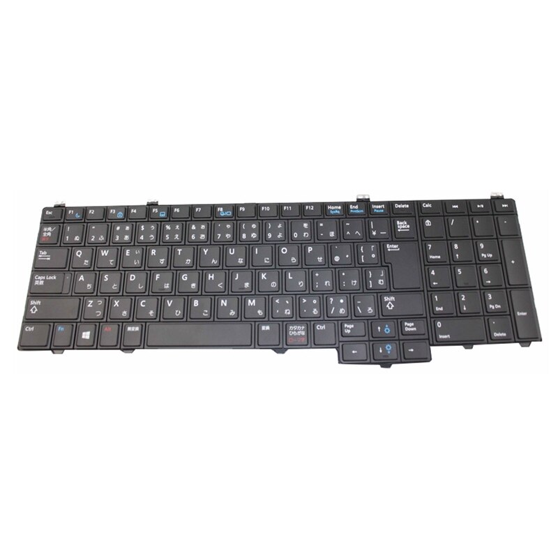Teclado portátil YALUZU JP para DELL Latitude 15, 5000, E5540, negro