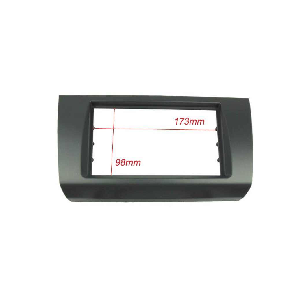 1 o doble Din Radio Fascia para Suzuki Swift DVD Panel Dash de montaje Kit de marco ajustable bisel Facia: 2 din 173X98mm