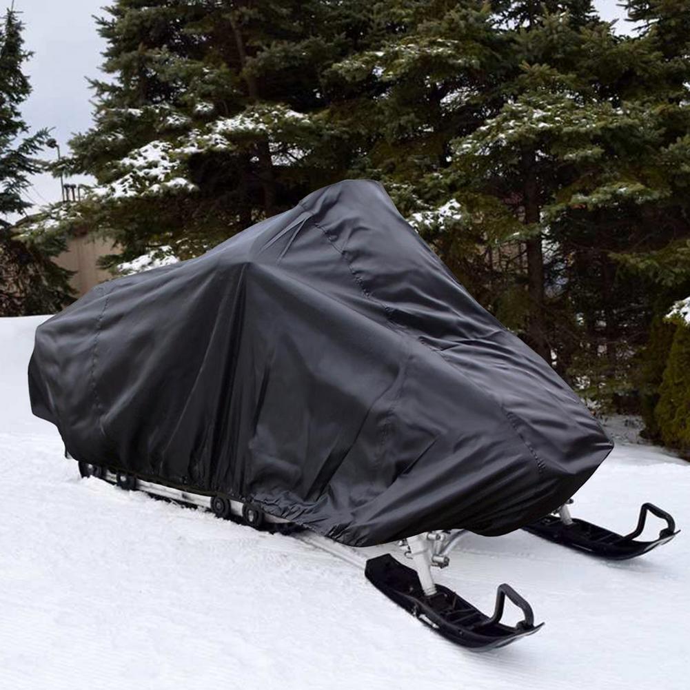 Pokrowce na skuter śnieżny przechowywanie wodoodporne pokrowce na sanki odporny na UV ciężki obowiązek osłony przeciwpyłbyć winnym pokrowce zimowe narty terenowe samochodu