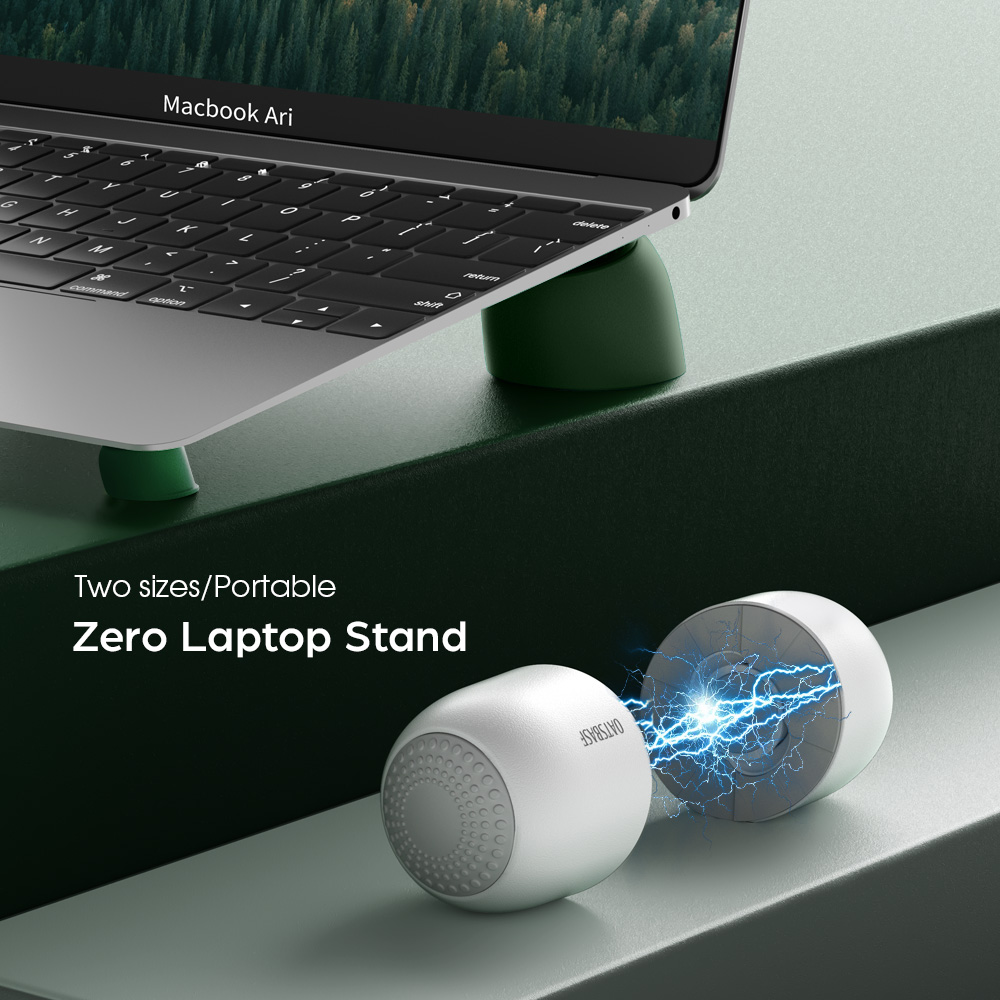 Laptop Stand Draagbare Radiator Desktop Schorsing Verhooging Universal Siliconen Verticale Opslag Ondersteuning Base