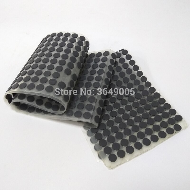 9mm diameter 3M Black 1.6MM Thickness Self-Adhesive Bumper Square Rubber Feet SJ5816