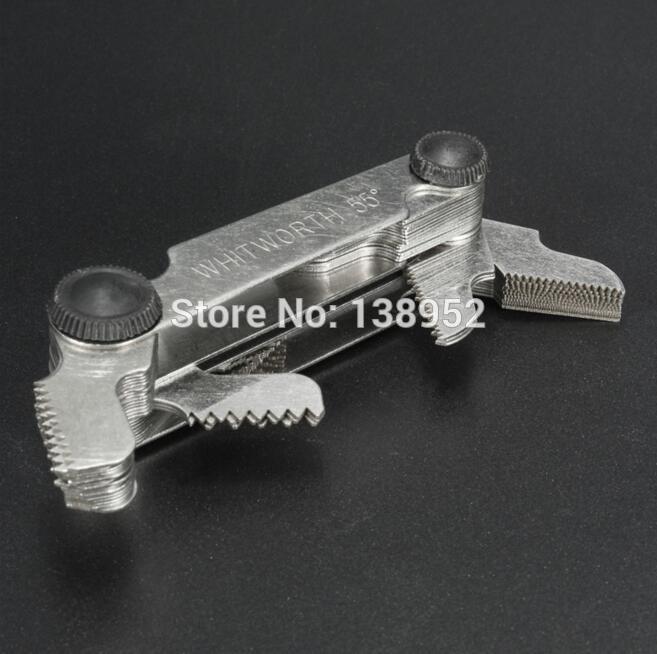 Screw Gauge set Thread Pitch Gage 52 blades 60 degree metric 55 degree Whit Worth Lock device