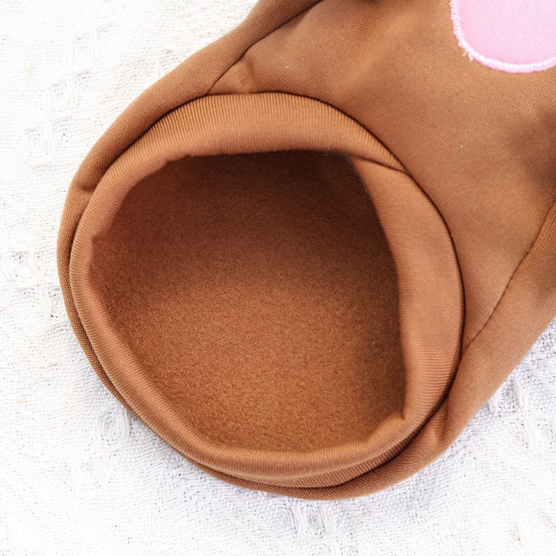 Mice Cosplay Dog Costume Funny Winter Warm Clothes For Small Dogs Cats Pet Dog Hooded Sweater Soft Puppy Clothes Pets Outfits