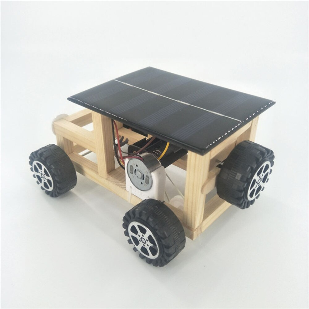 1pcs Assembly Solar Car Educational Scientific Funny Model Kit for Kids Students: Default Title