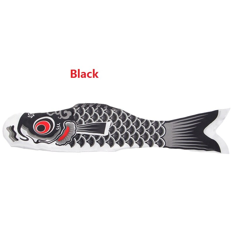 55 cm Koi Nobori carpa viento calcetines Koinobori peces de colores bandera colgante de pared decoración chico