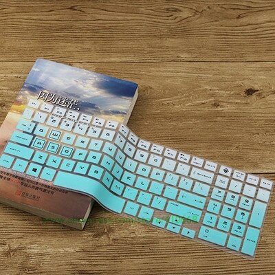 Laptop Keyboard Cover skin For HP Omen 15 15-dh0201ng 15-dh0135tx 15-dh0111tx 15-dh0006tx dh0007tx dh0008TX dh0009tx 15-DH: Gradualskyblue