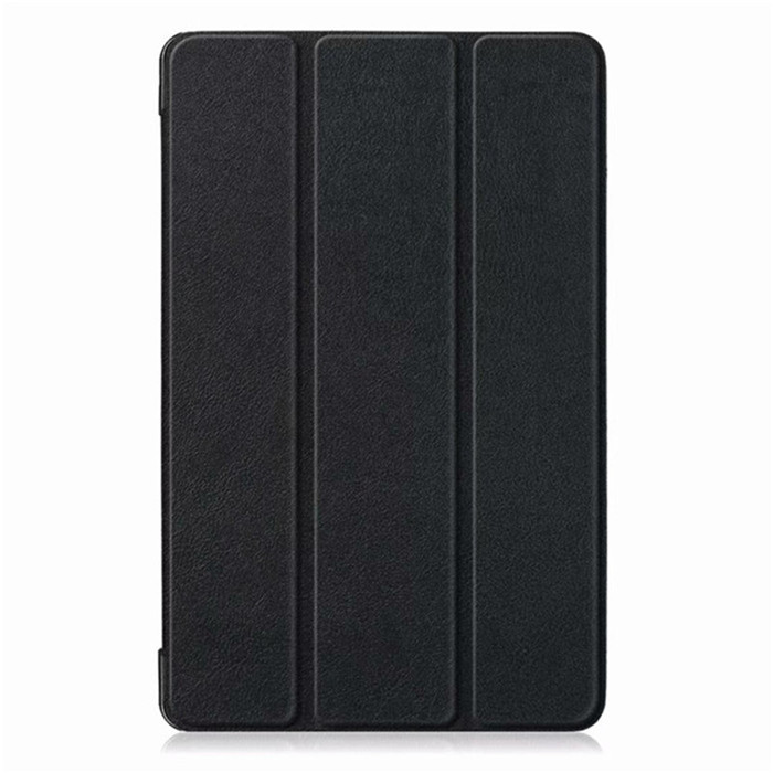 Light weight Ultra Slim 3-Folding Smart Magnetic Case For Samsung Galaxy Tab A 10.1 SM-T510 SM-T515 10.1 inch Tablet Cover: black-ka si te