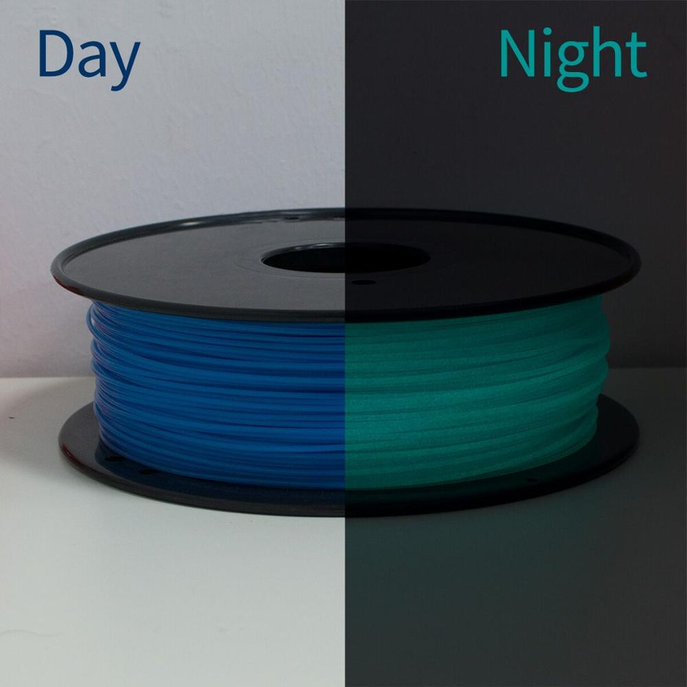 Geeetech 1roll/1kg 1.75mm PLA Filament Vacuum Packaging Overseas Warehouses Various Colors For 3D Printer Fast: Glow blue