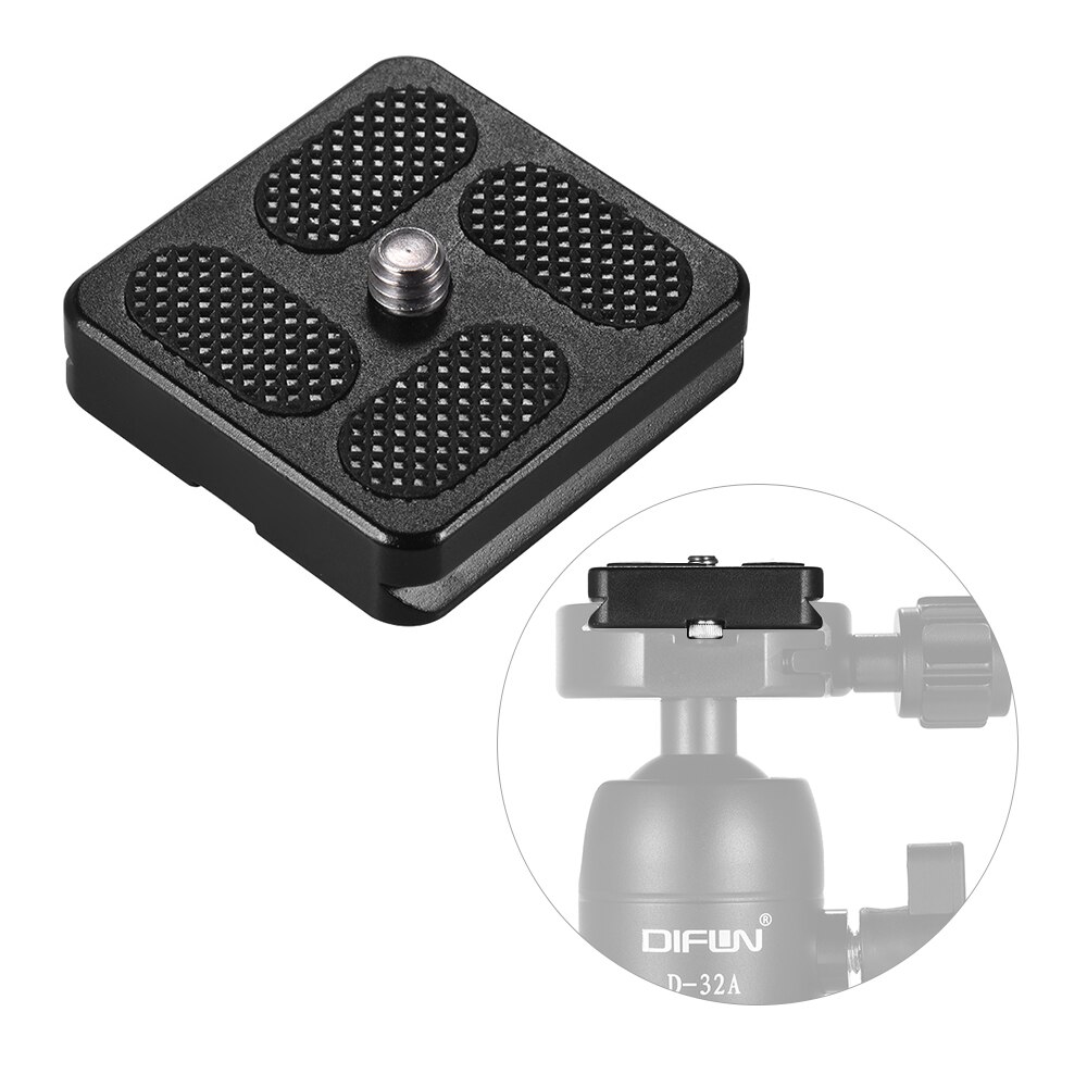 Universal 1/4 "Schraube 40*38mm Quick Release Platte D-40T QR Platte für Arca Swiss Benro Einbeinstativ Stativ ball Kopf Kamera Zubehör
