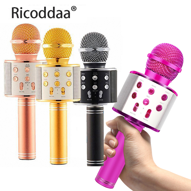 Karaoke Mikrofon, Trådløs Bluetooth Karaoke Mikrofon