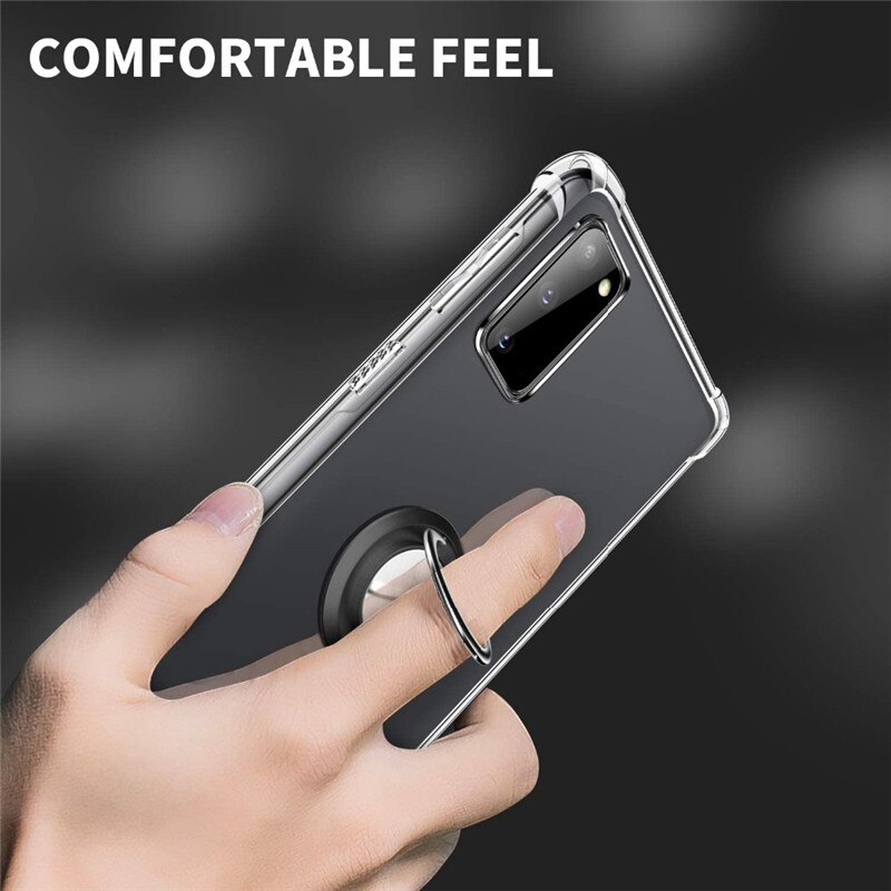 capa, glass + ring case for honor 10x lite huawei honor 10i soft clear anti-shock cover honor10 lite phone cases honor 10 x lite