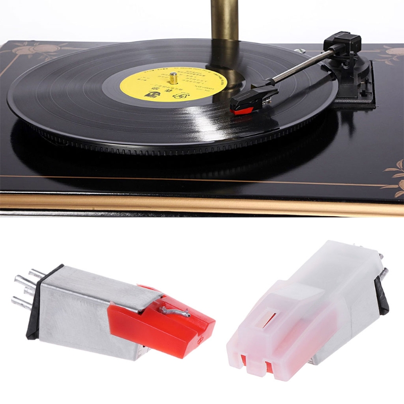 Vinyl Record Turntable Stereo Ceramic Pickup Cartridge Stylus Phonographs Supply