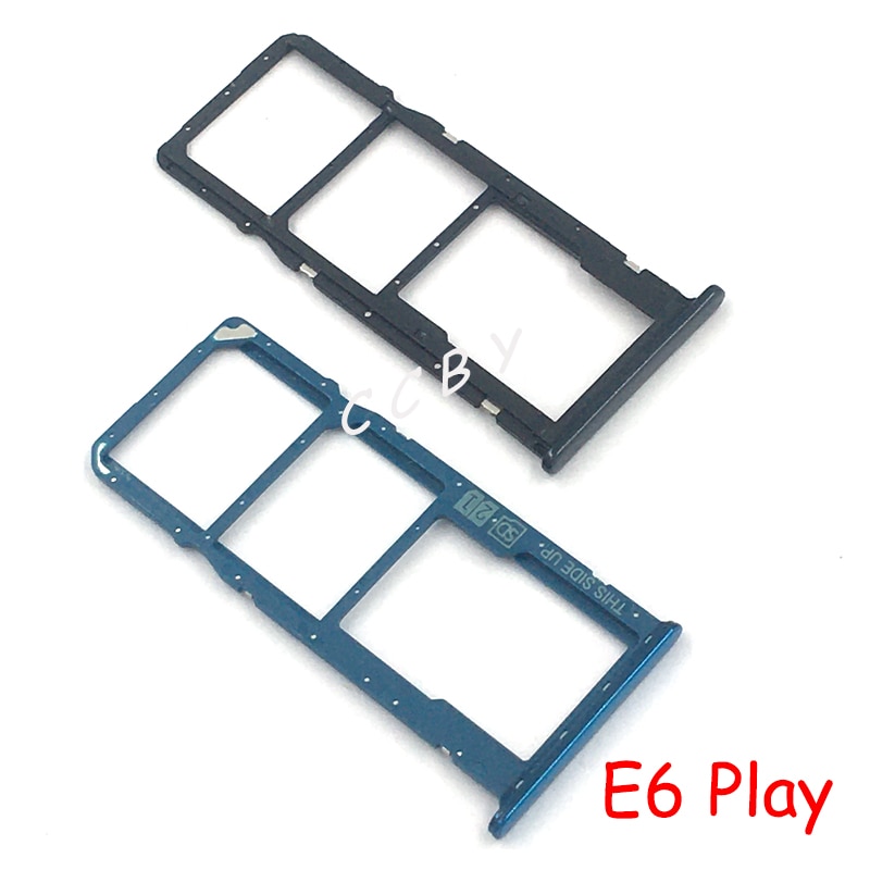 Für Motorola Moto E6 Spielen Sim Karte Tablett SD Kartenleser Buchse Slot Halfter Ersatz Teil