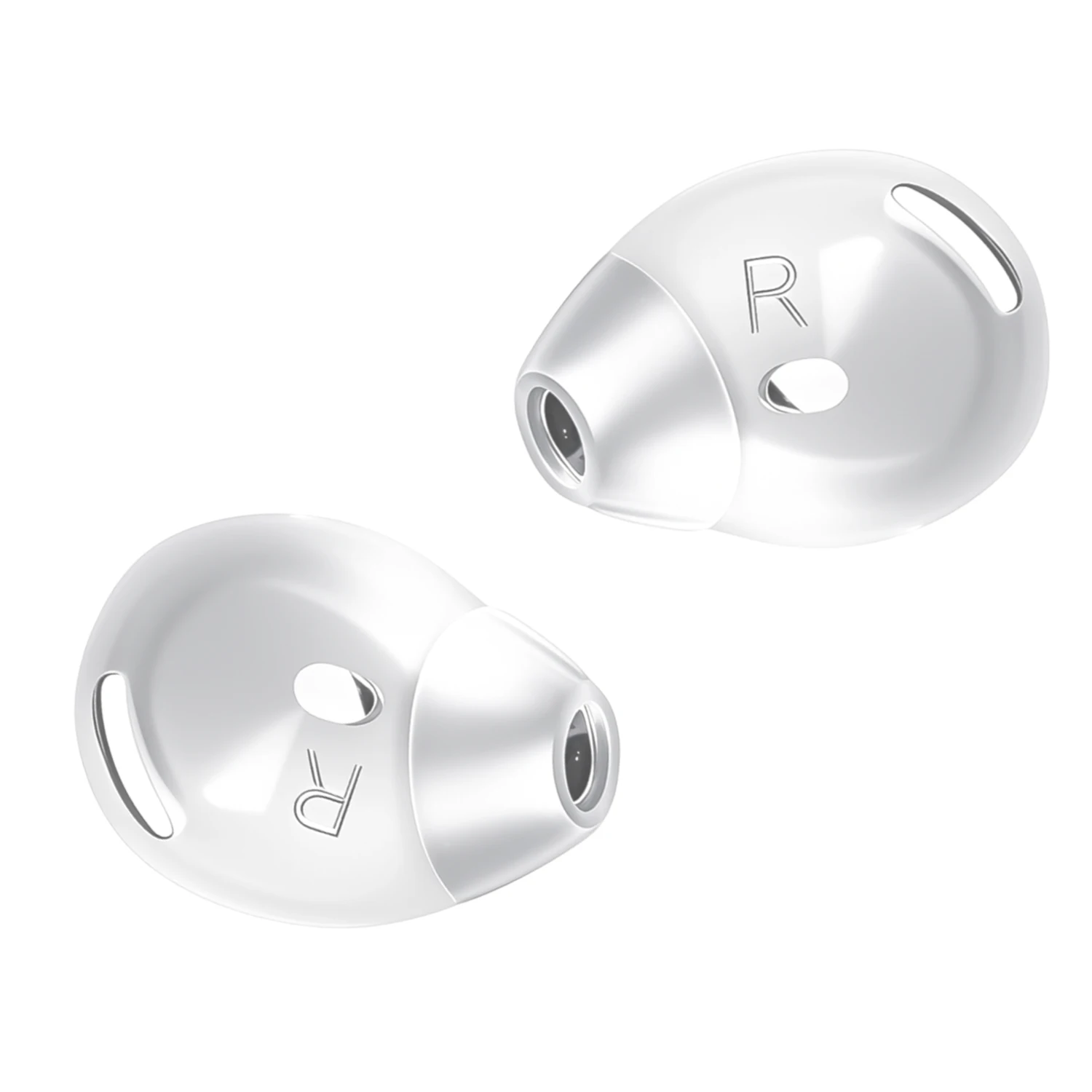 Pour Apple AirPods 4 écouteurs en Silicone couverture embouts d'oreille anti-dérapant écouteurs bouchons d'oreilles pour Apple AirPods 4 génération manchon de protection: XS / Kaki
