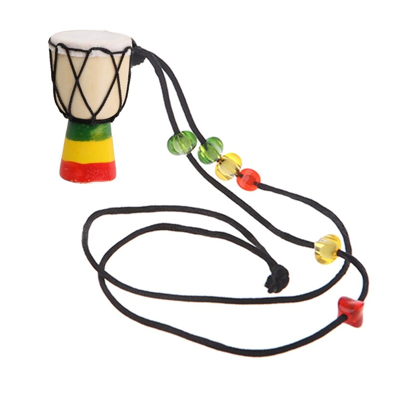 Pendentif tambour à main africain, Mini Djembe, Percussion, Bongo, classique pour enfants, Instrument d&#39;apprentissage