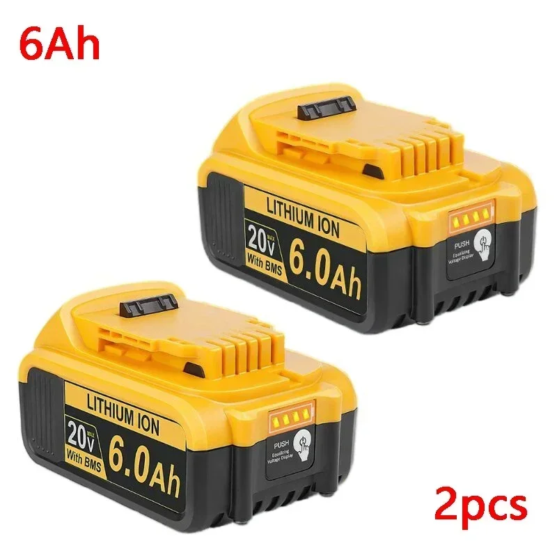 4-Ports Battery Charger for Dewalt 14.4V 18V 20V Battery 2A 3A Simultaneous Rapid Charger Station for DCB203 DCB204 DCB205: Brown