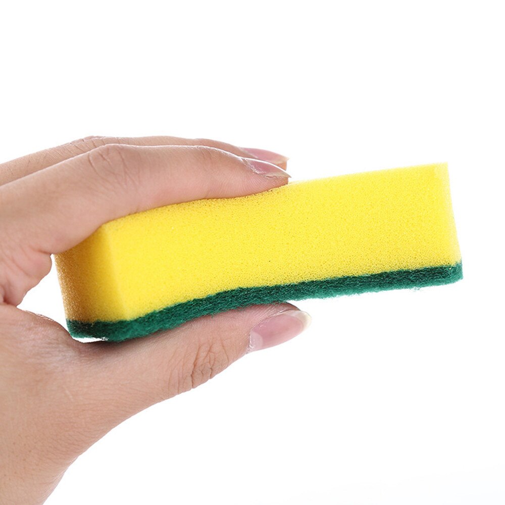 30pcs Double-sided Decontamination Cleaning Dishwashing Sponge Kitchen Nano Clean Rub Pot Rust Focal Stains Sponge Removing Kit