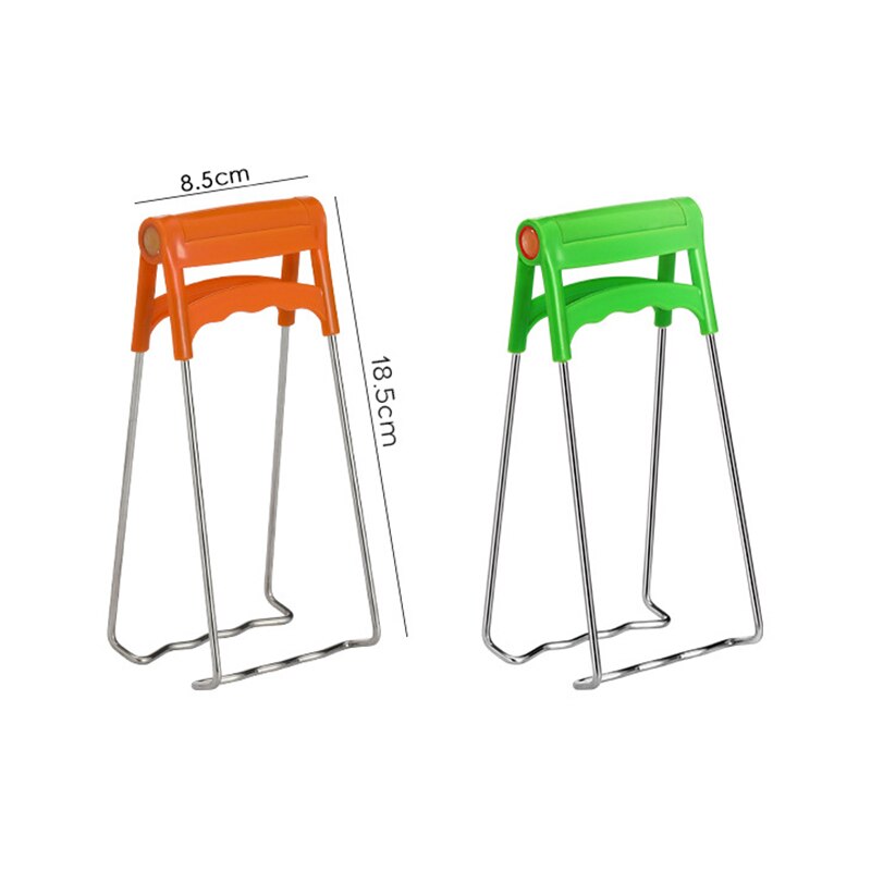 Stainless Steel Foldable Bowl Clip Pot Dish Holder Steamer Plate Tong Anti Clamp Gripper Kitchen Tools Heat Insulation