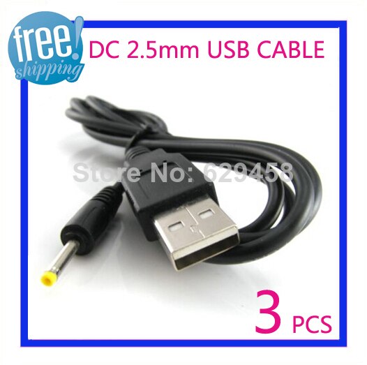 3 stuks 5v usb-kabeloplader voor chuwi mini pad  v88 v88hd v88s tablet