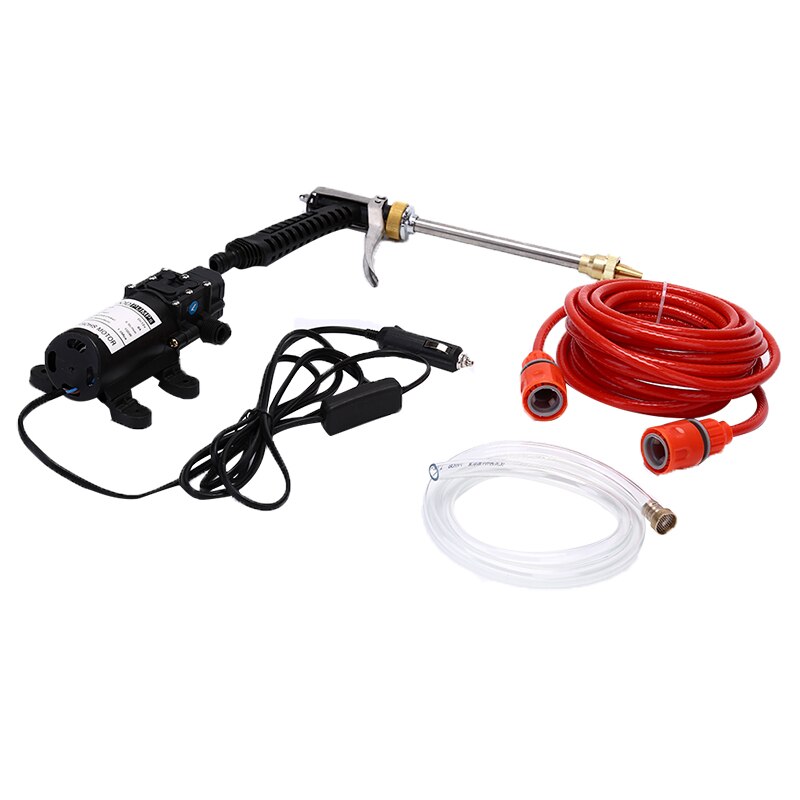 Household Portable High Pressure Car Washing Machine DC 12V 65W Mini Car Washer Cleaner Water Wash Pump Sprayer Kit Tool