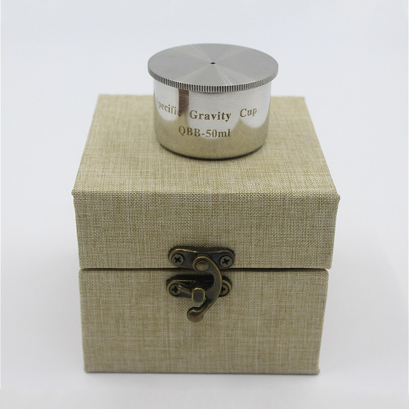 Picnometer/Density Cups Metric 50cc/ml Stainless steel